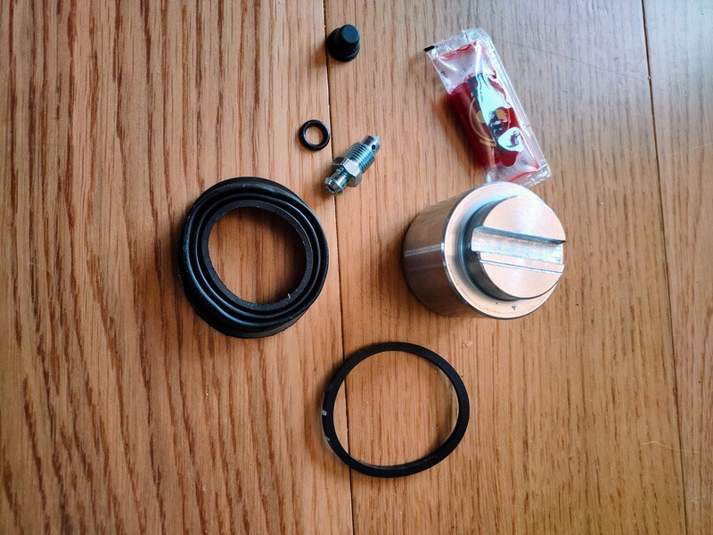 Caliper Piston and Seal Repair Kit Murena and Bagheera, Alpine A110