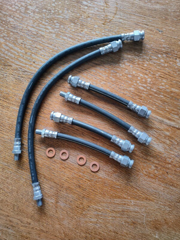 Set of 6 Brake Hoses M530