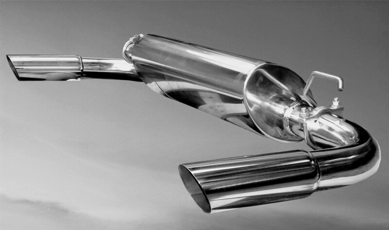 Stainless Silencer Murena 2.2 Single Silencer Twin Outlet
