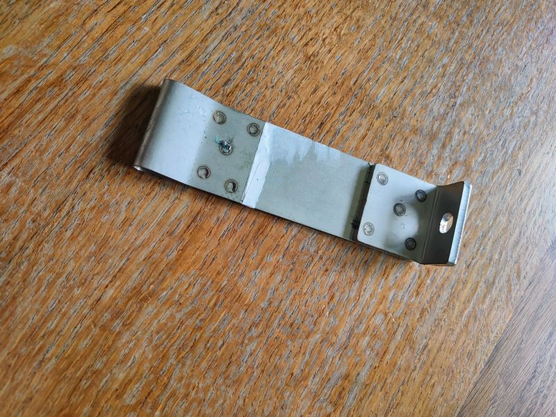 Fuel Tank Strap Lower Left Murena Stainless Steel