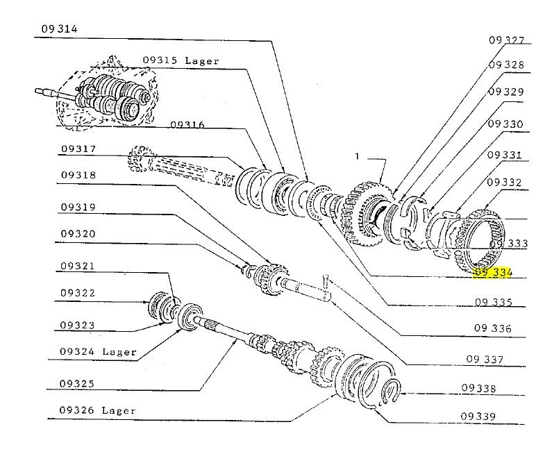 Bushing Bagheera Transmission