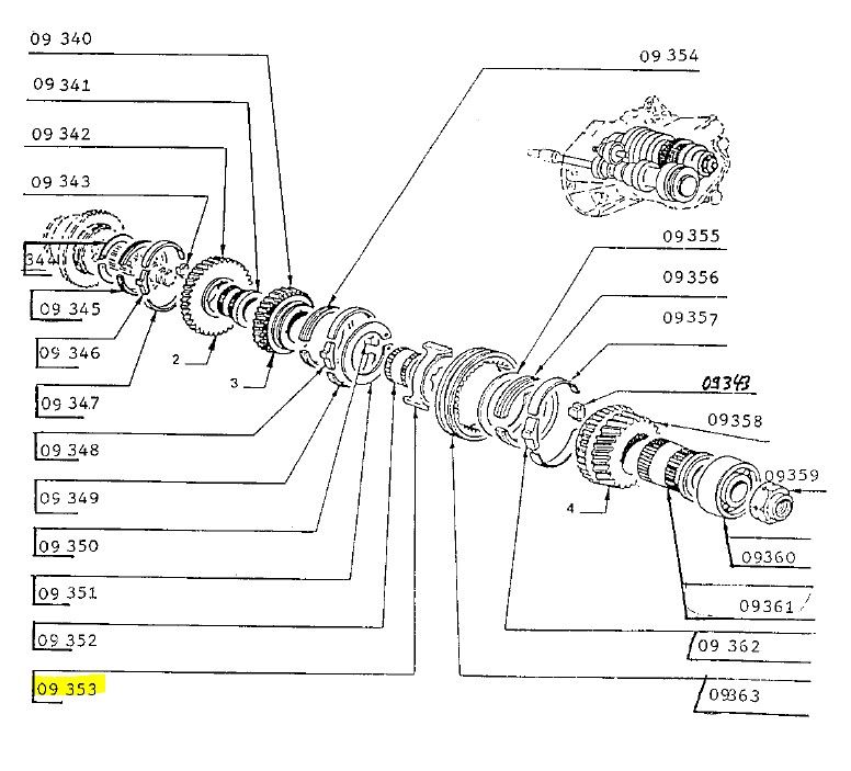 Main Shaft Component Bagheera