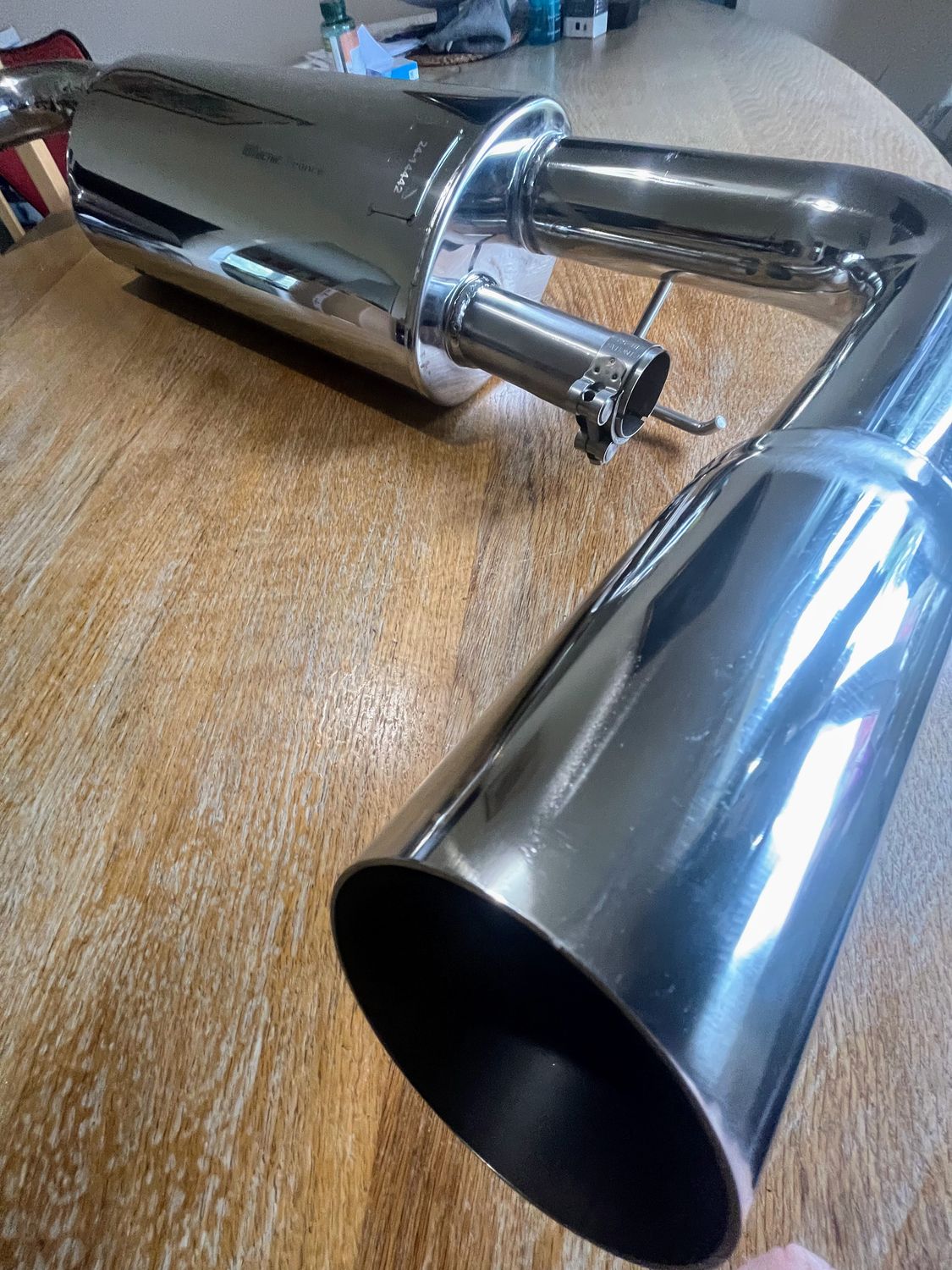 Stainless Silencer Murena 2.2 Single Silencer Twin Outlet