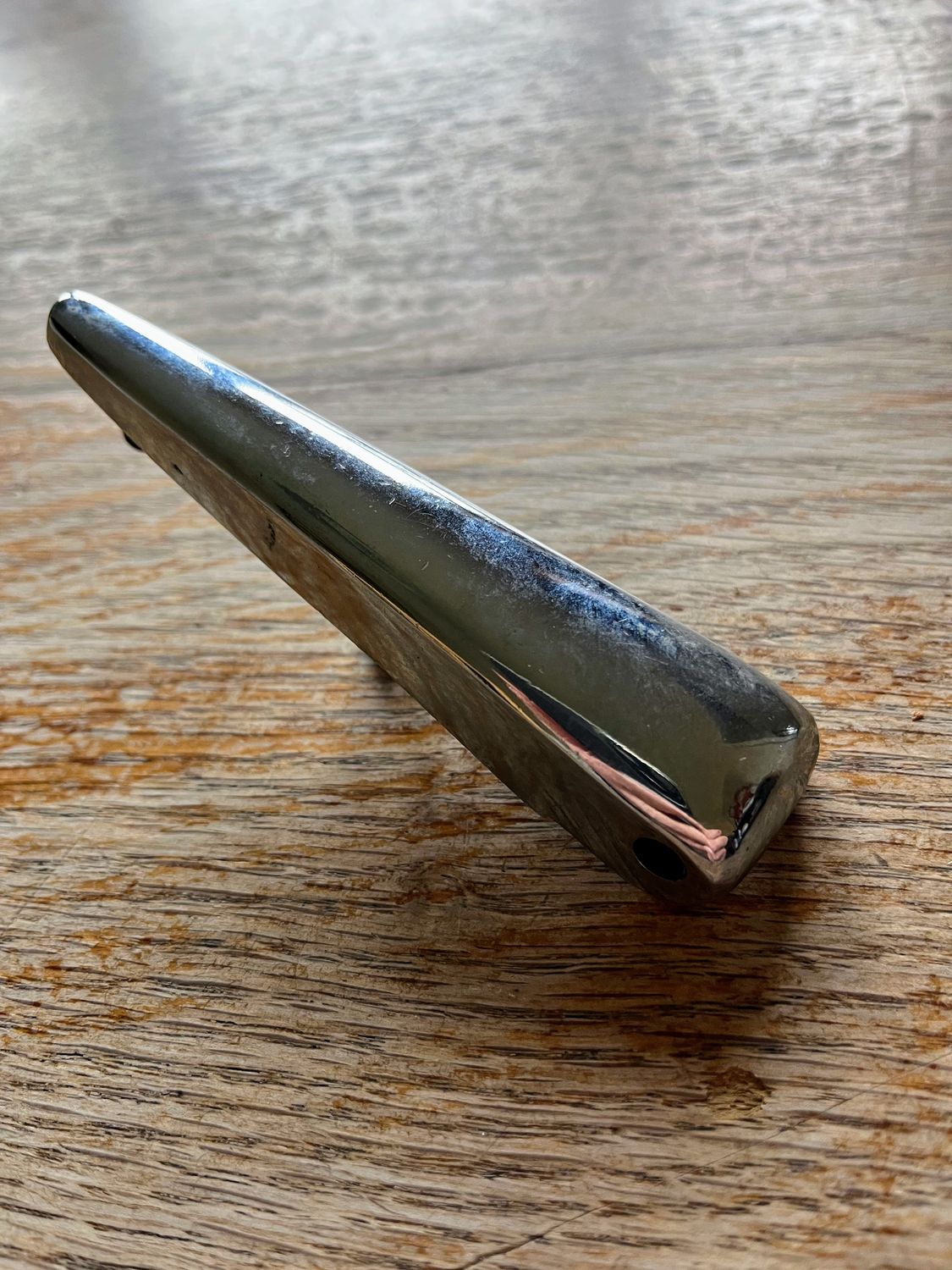 Used Rear Boot Hinge M530 in Chrome