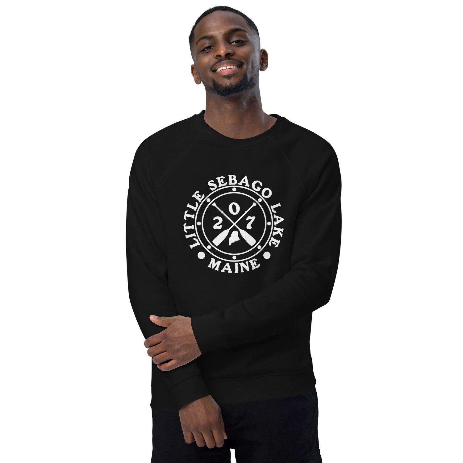 LSL/207 Unisex Organic Raglan Sweatshirt