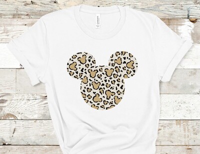 Mouse Cheetah Print T Shirt