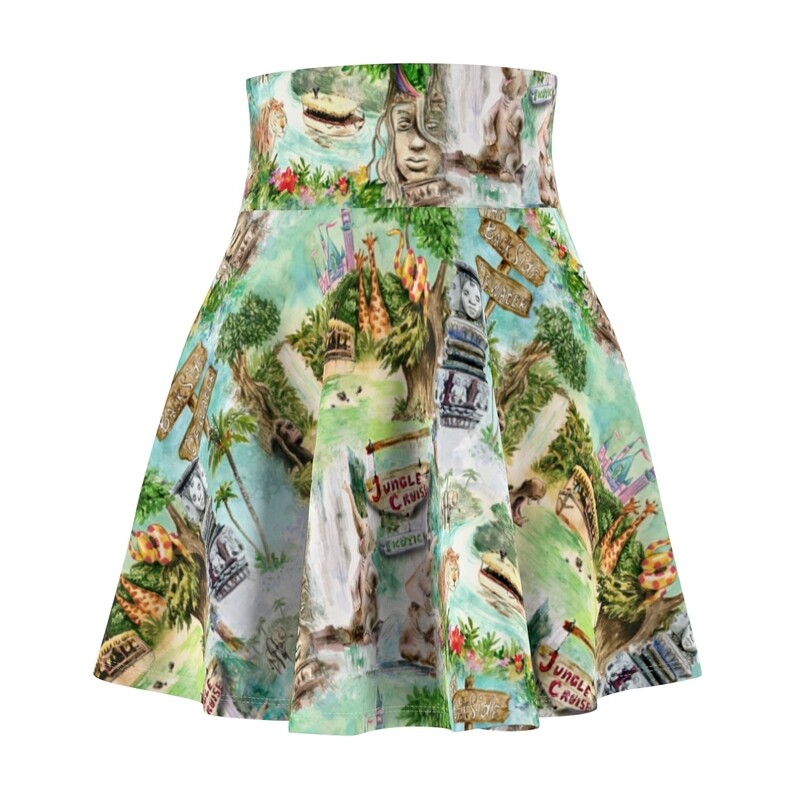 Jungle Cruise Fashion Skater Skirt for Women