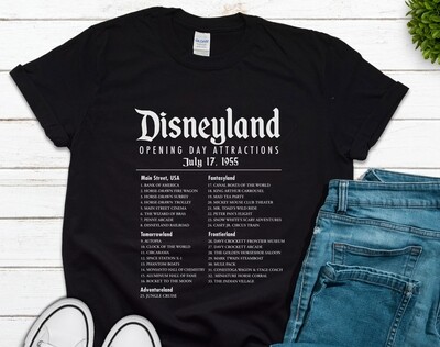 Opening Day Attractions T Shirt