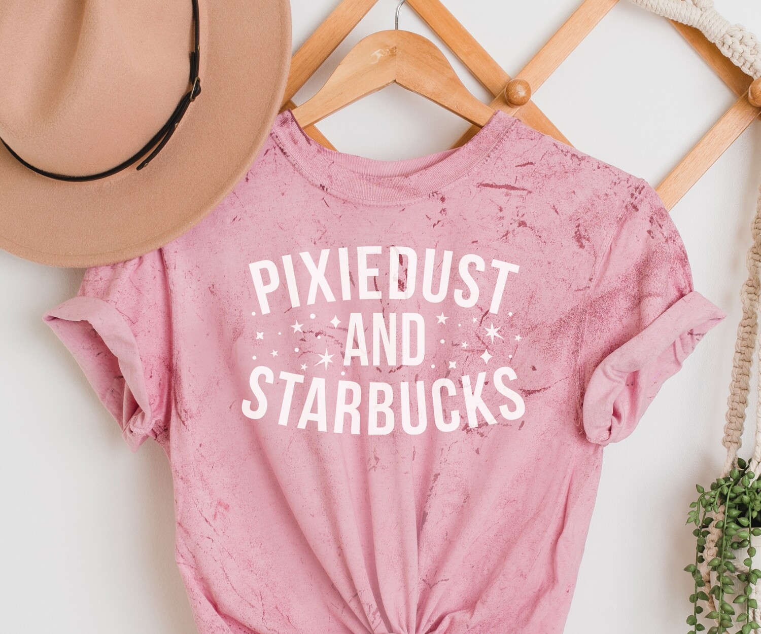 PixieDust and Starbucks Tie Dye Unisex Shirt