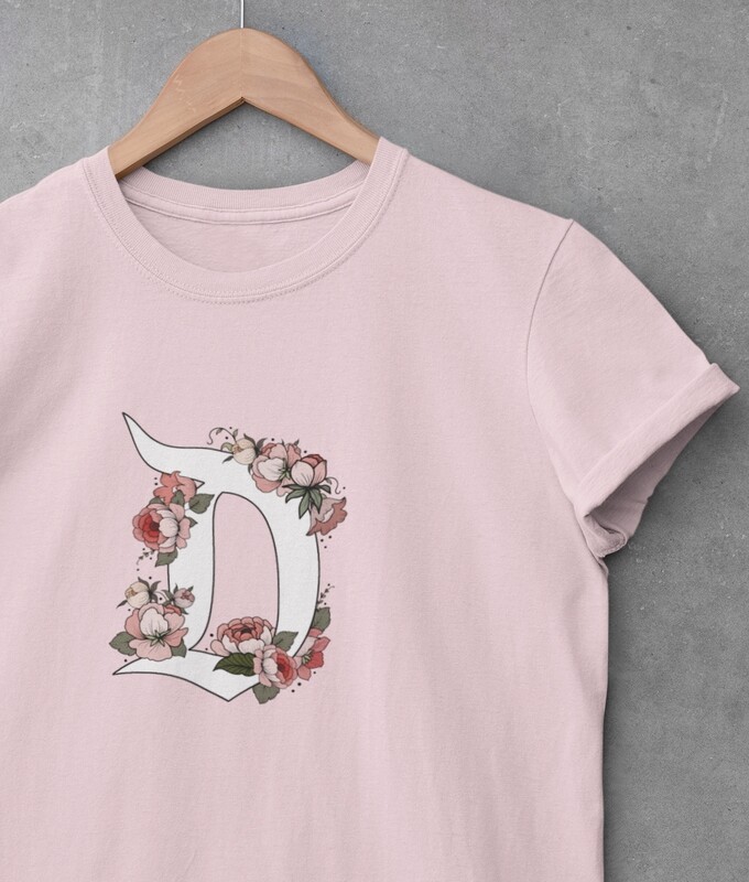 Floral Disney D Women&#39;s T Shirt