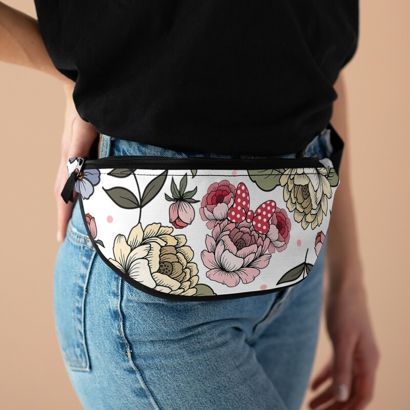 Minnie Flowers Fanny Pack