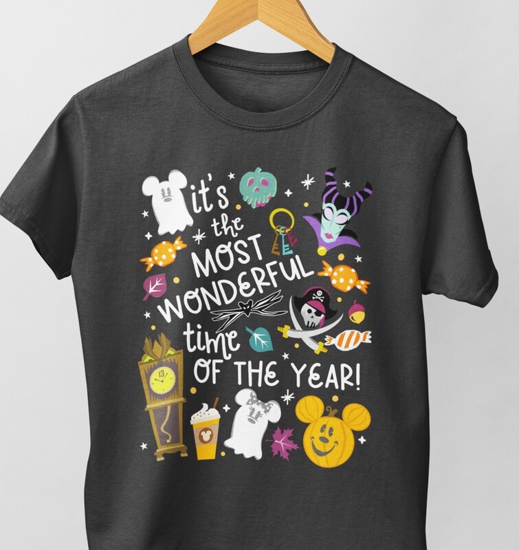 Mouse Pumpkin Most Wonderful Time of the Year T Shirt