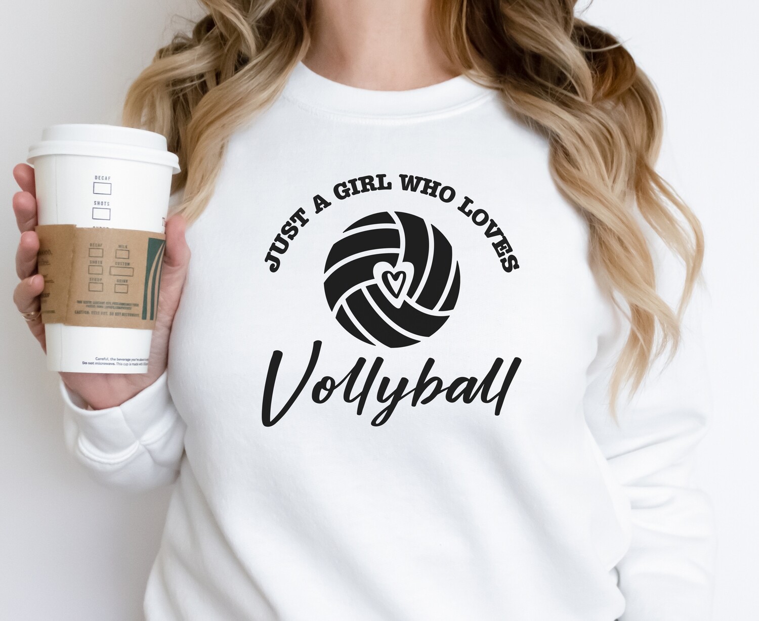Just a Girl who loves Volleyball Sweatshirt