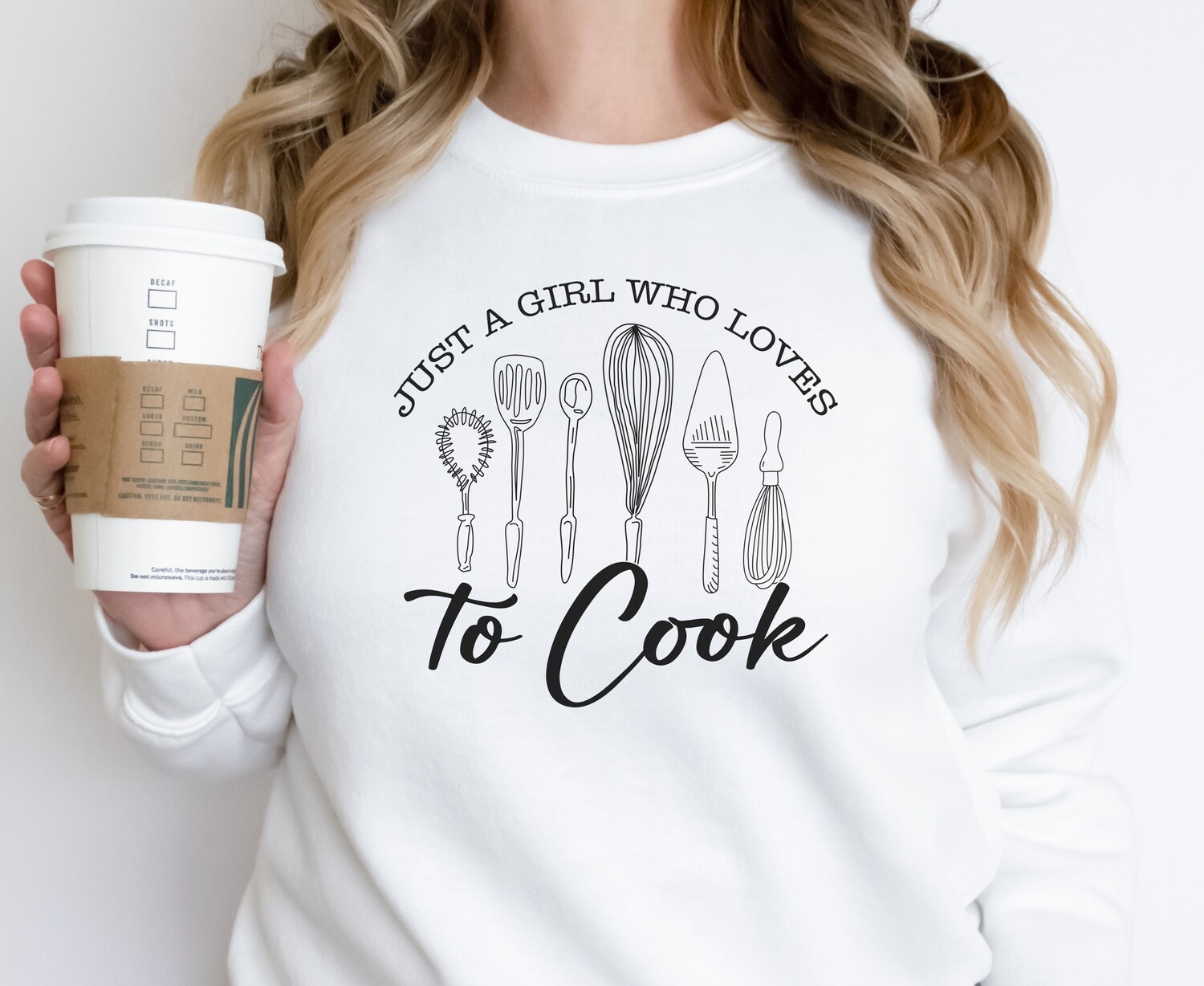Just a Girl who loves to Cook Sweatshirt