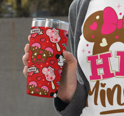 Mickey Valentines Tumbler