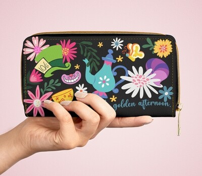 The Golden Afternoon Collection Zippered Wallet