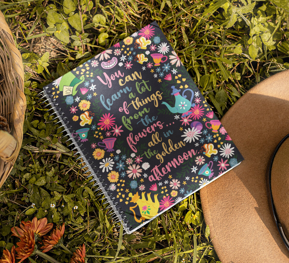 The Golden Afternoon Collection Spiral Notebook
