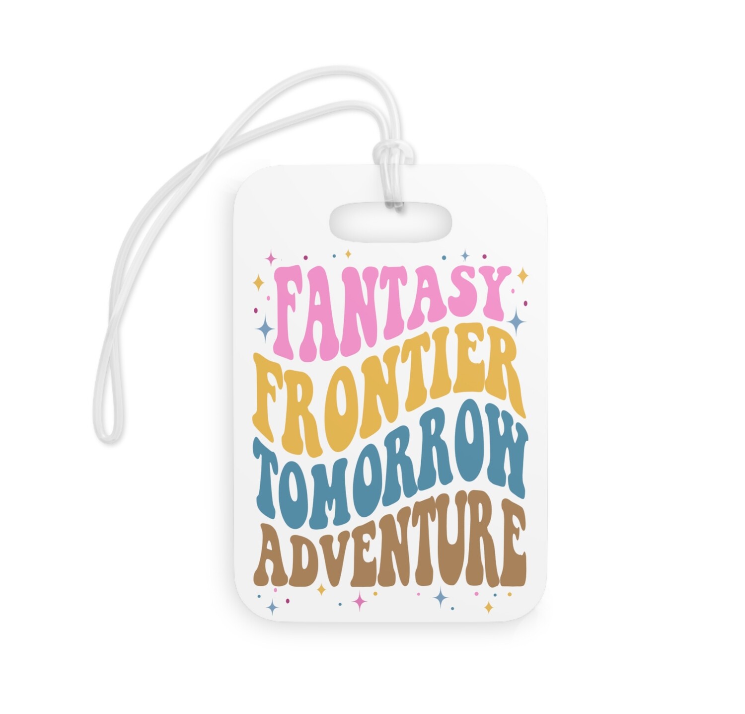 Magic Lands Acrylic Luggage Tag