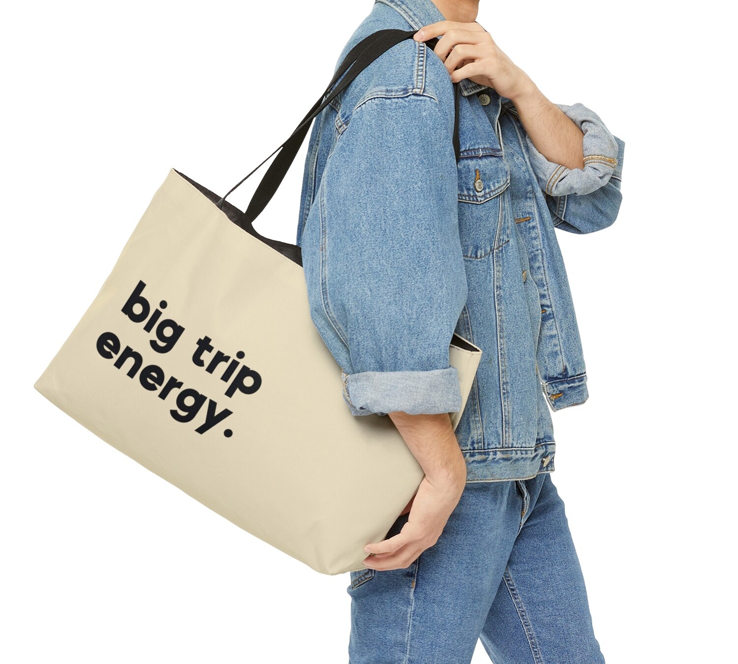 Big Trip Energy Large Tote Bag