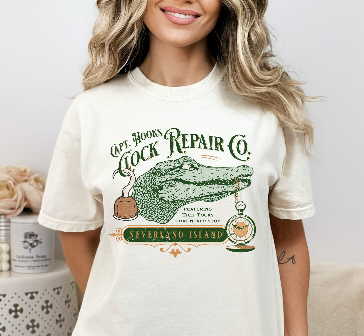Captain Hooks Clock Repair Co Unisex Shirt