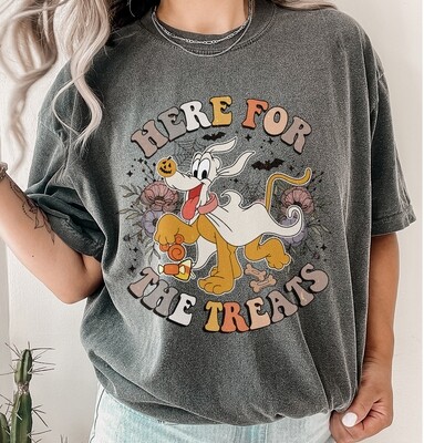 Here for the Treats Comfort Colors Unisex Shirt