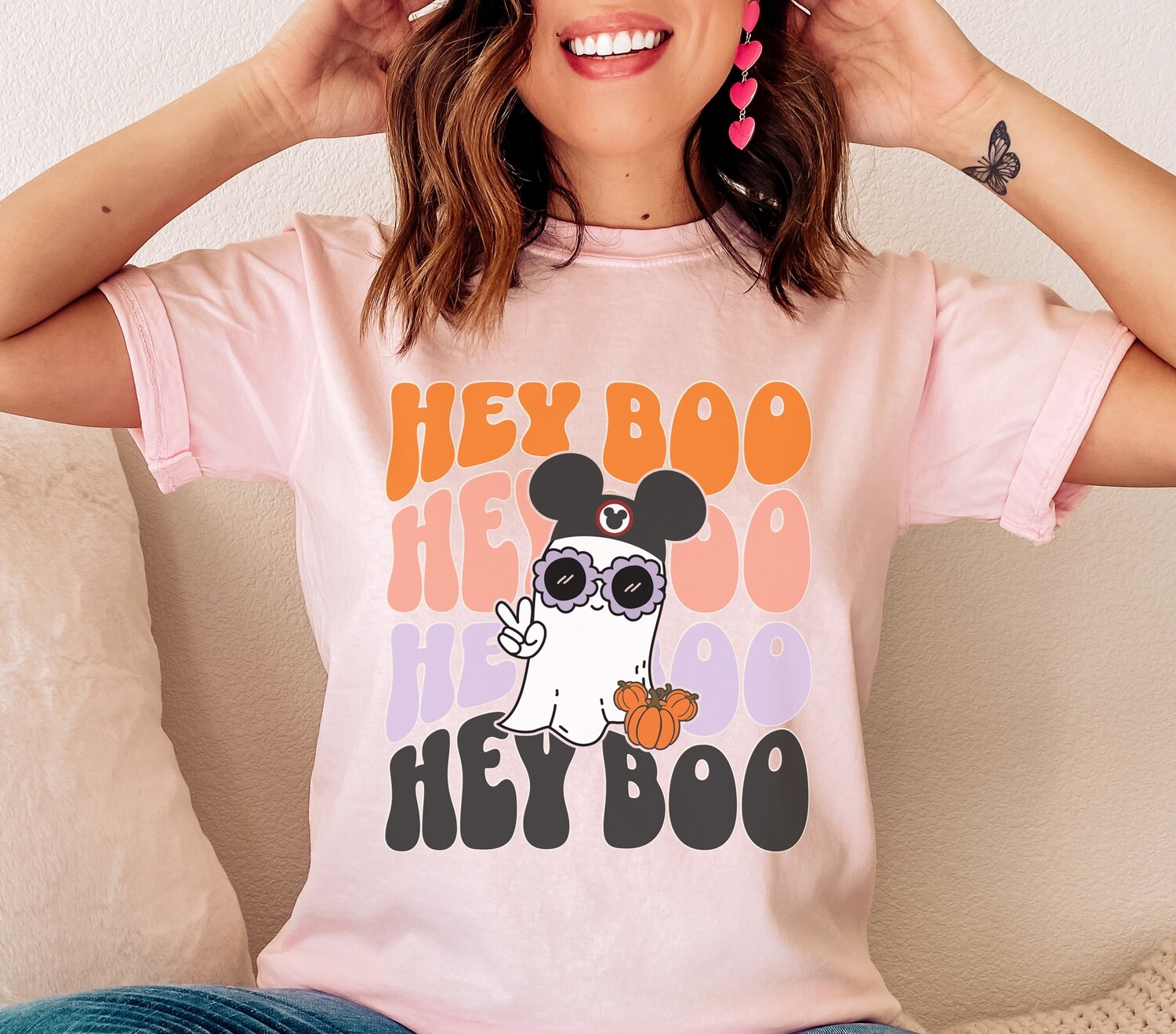 Hey Boo Mouseketeer Unisex Shirt