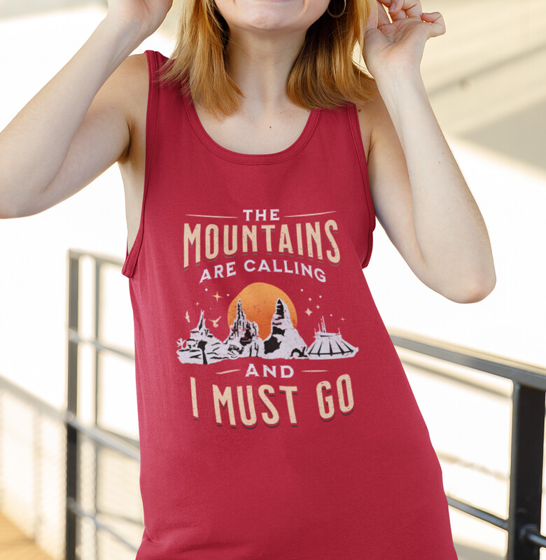 The Mountains Are Calling Unisex Tank Top