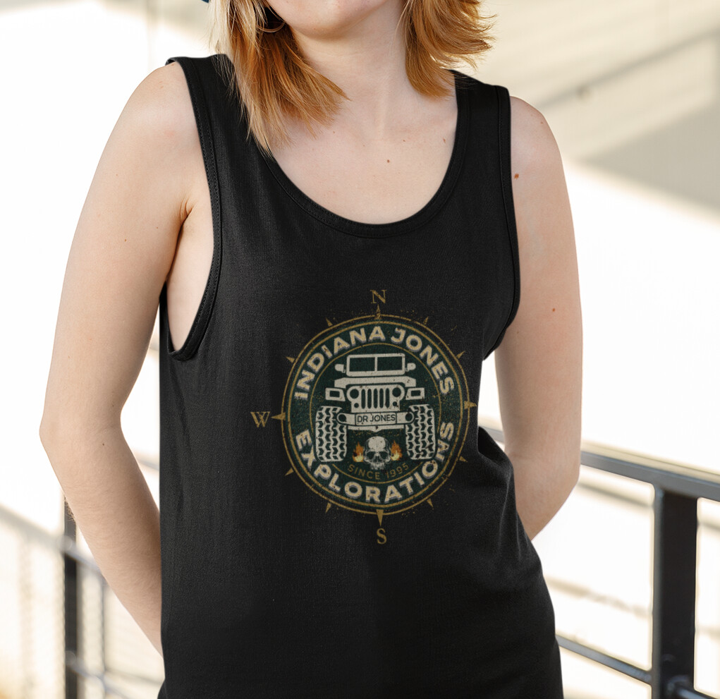 Indiana Jones Explorations Unisex Tank Top