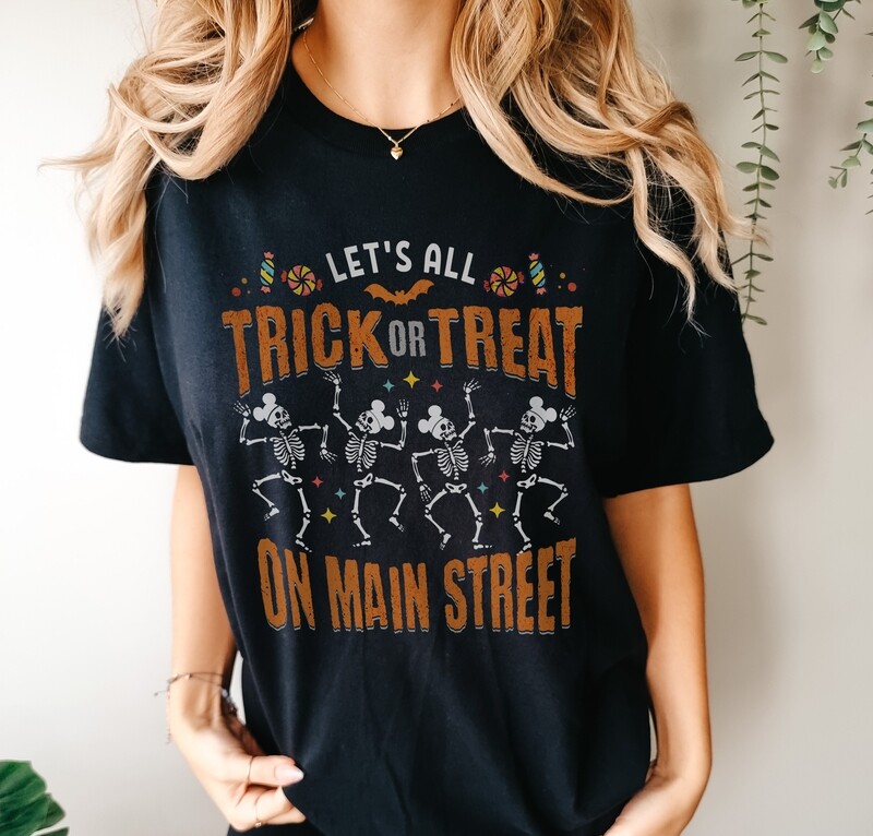 Trick or Treat on Main Street T Shirt