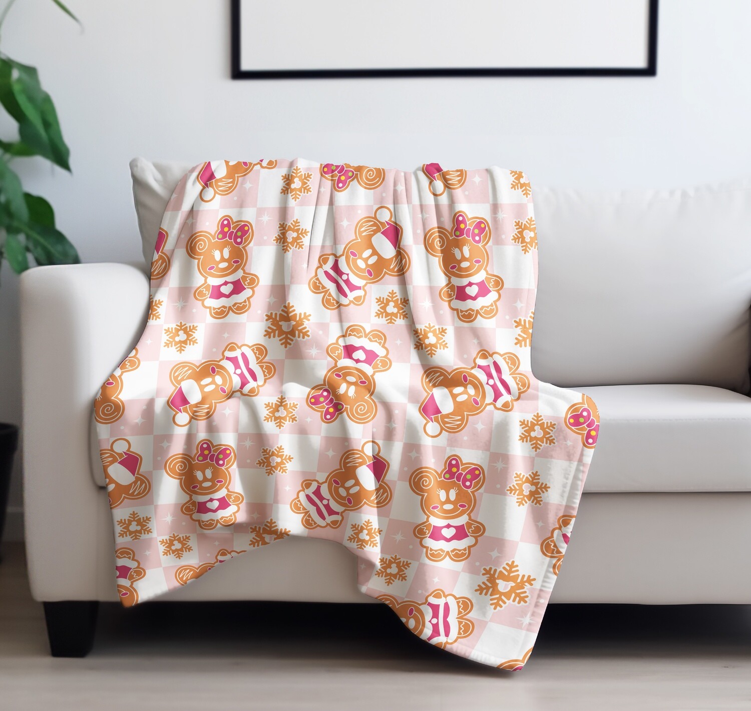 Magical Gingerbread Velveteen Plush Blanket