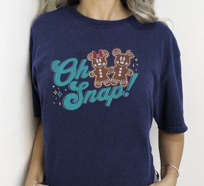Oh Snap Mickey Minnie Gingerbread T Shirt