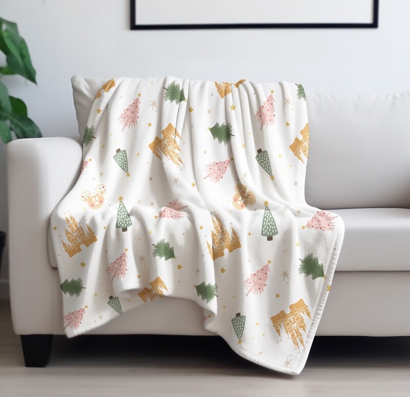 Magical Christmas Castles Blanket