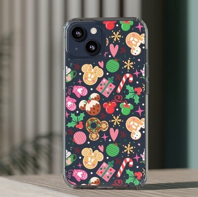 Mickey Christmas CLEAR Phone Case