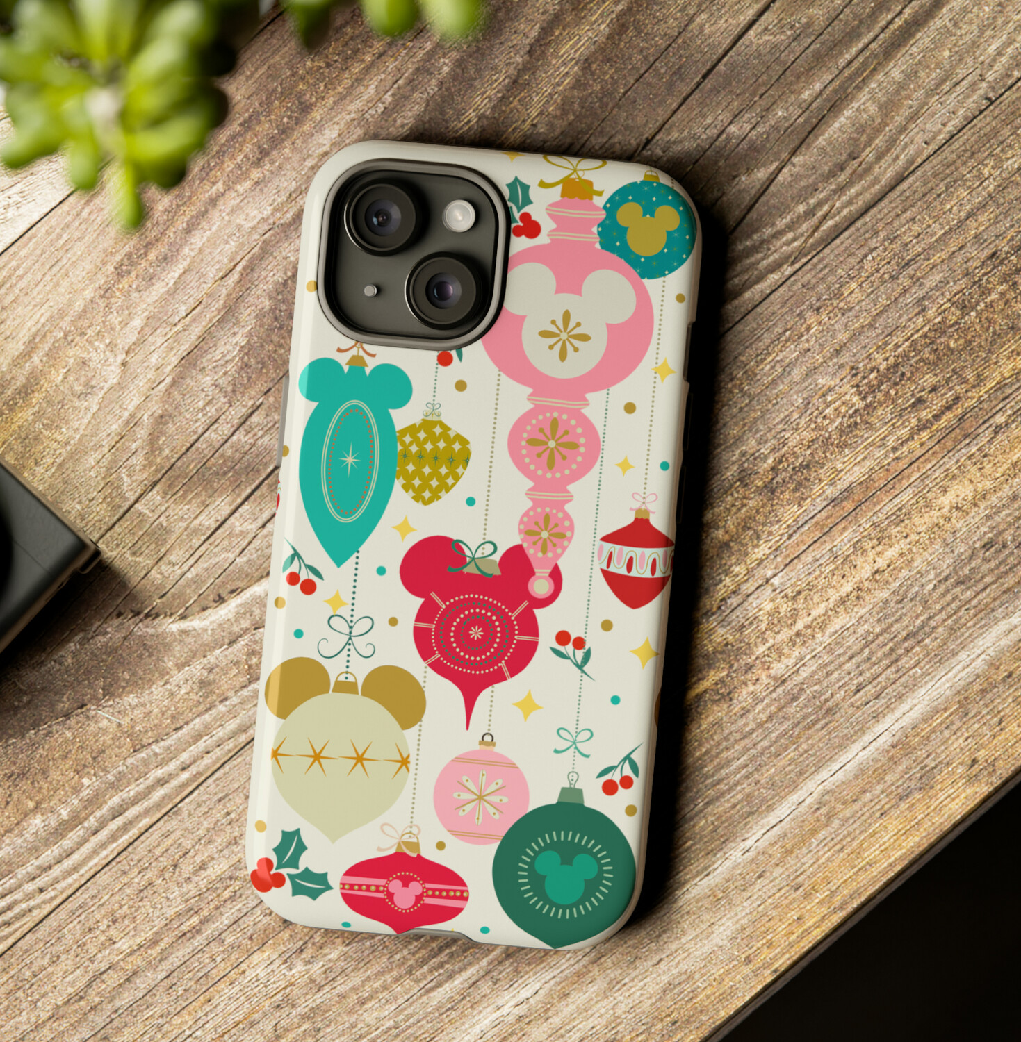 Vintage Christmas Ornaments Phone Case