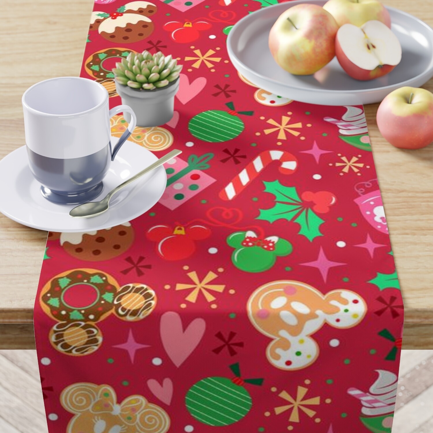 Mickey Christmas Table Runner