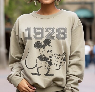 1928 Walt&#39;s Version Vintage Mickey Unisex T Shirt