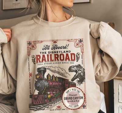 Disneyland Railroad Crewneck Sweatshirt