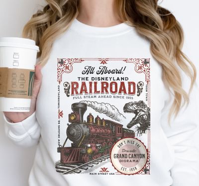 Disneyland Railroad Crewneck Sweatshirt