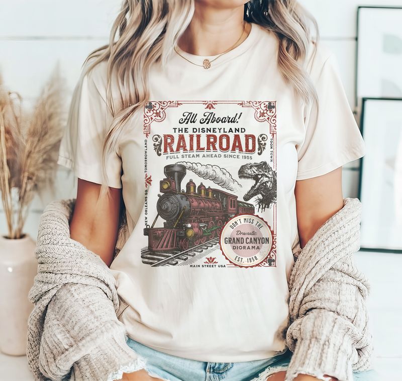 Disneyland Railroad Unisex T Shirt
