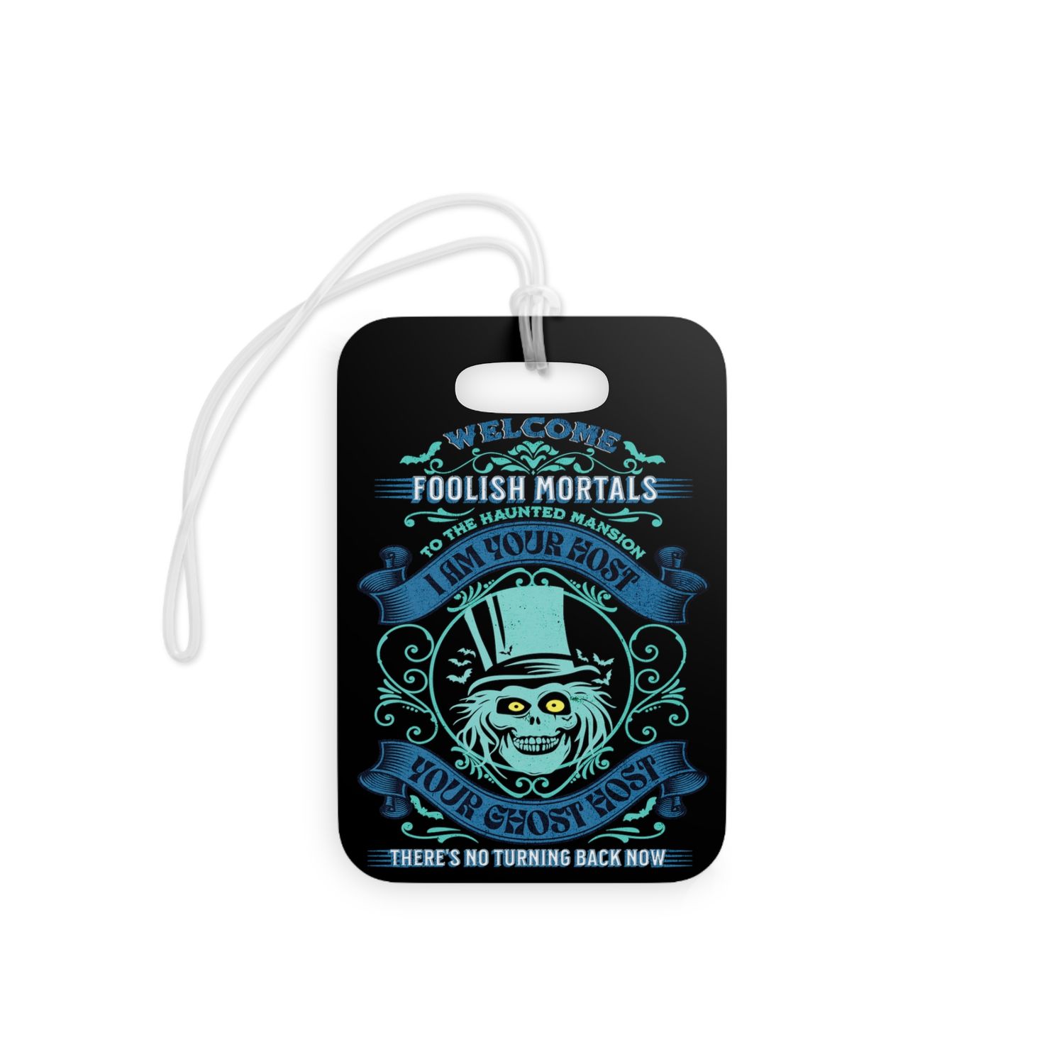 Ghost Host Haunted Mansion Acrylic Luggage Tag