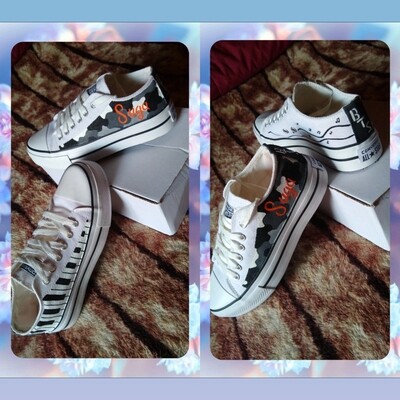 Calzado de BTS Suga 🖤🧡