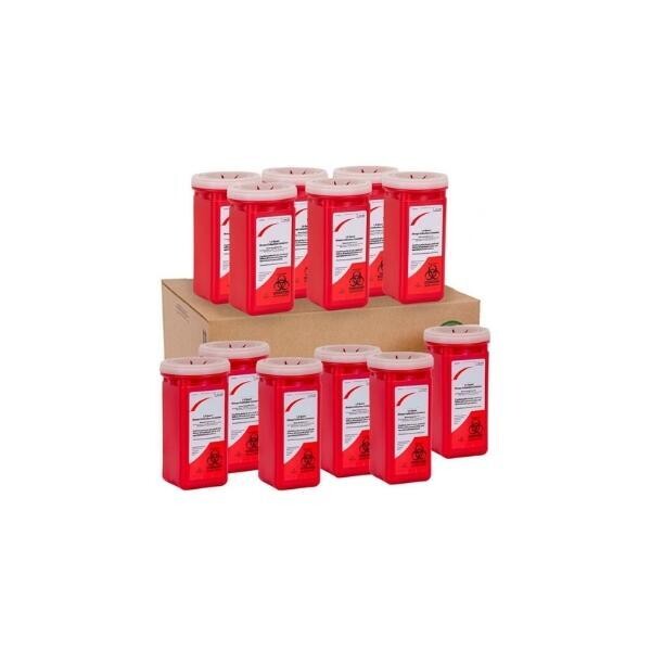 Sharps and Medical Waste Disposal Kit - (12) 1 Qt