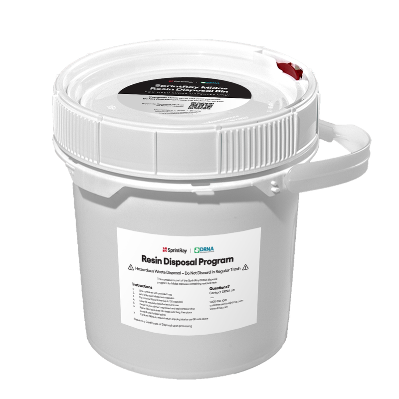 SprintRay Midas Resin Disposal Kit - 2.5 Gal SprintRay Midas Resin Disposal Kit - 2.5 Gal