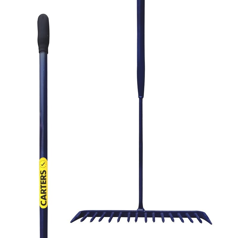 16 Tooth All Steel Tarmac/Asphalt Rake (Round Teeth)