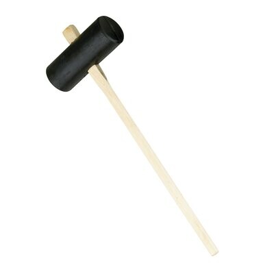 Rubber Paving Maul 10Lb C/W Hickory Handle