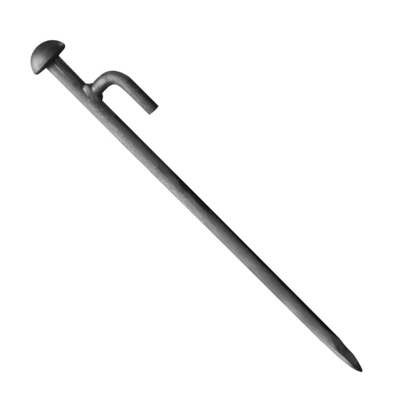 Marquee Pin Mushroom Head With Hook (600mm x 20mm)