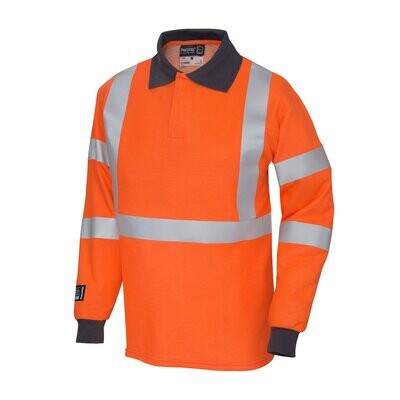 Progarm Hi-Vis FR Arc Polo Shirt Orange (Various Sizes)