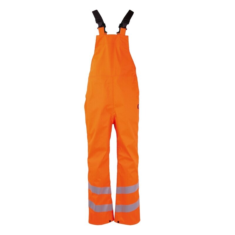 Progarm Hi-Vis FR Arc Unlined Waterproof Dungaree Orange (Various Sizes)