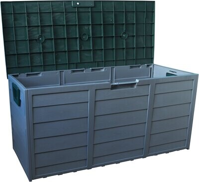 Wooden Panel Effect Outdoor Storage Box