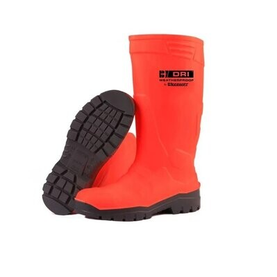 Full Safety Orange Fluoro Wellington Boot (Various Sizes)